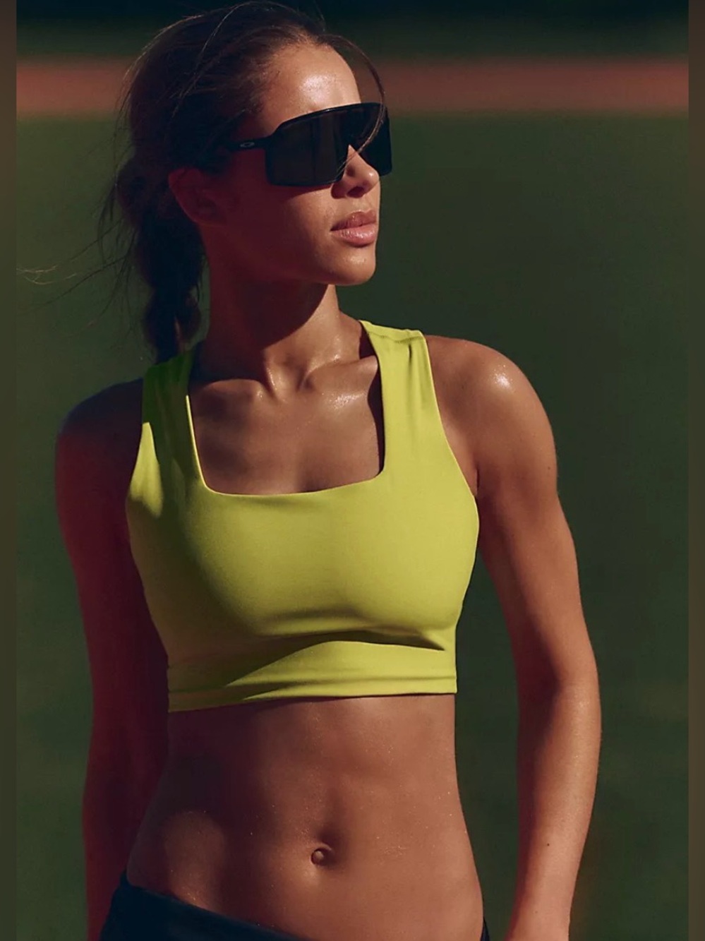 NWT Free People FP Movement Win Win Sports Bra in Color: Honeydew